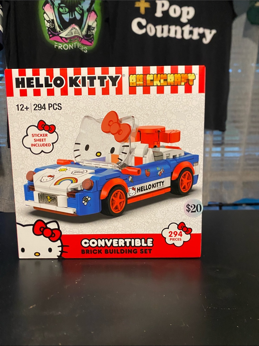 Hello Kitty Blue & Red Convertible Brick Building Set